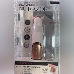 Finishing Touch Flawless Nu Razor – 18K Gold Plated – Rechargeable – New in Box